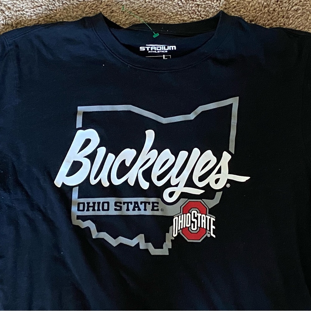 Stadium Black Ohio State Buckeyes T-Shirt